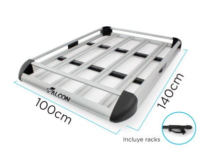 Canasta rectangular mediana (100 x 140cm) Agarre de tipo cangrejo